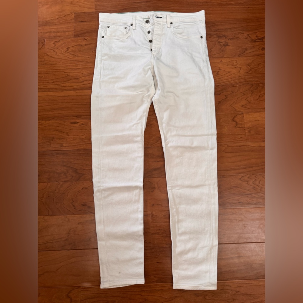 Rag & Bone Slim Fit 2 White Jeans